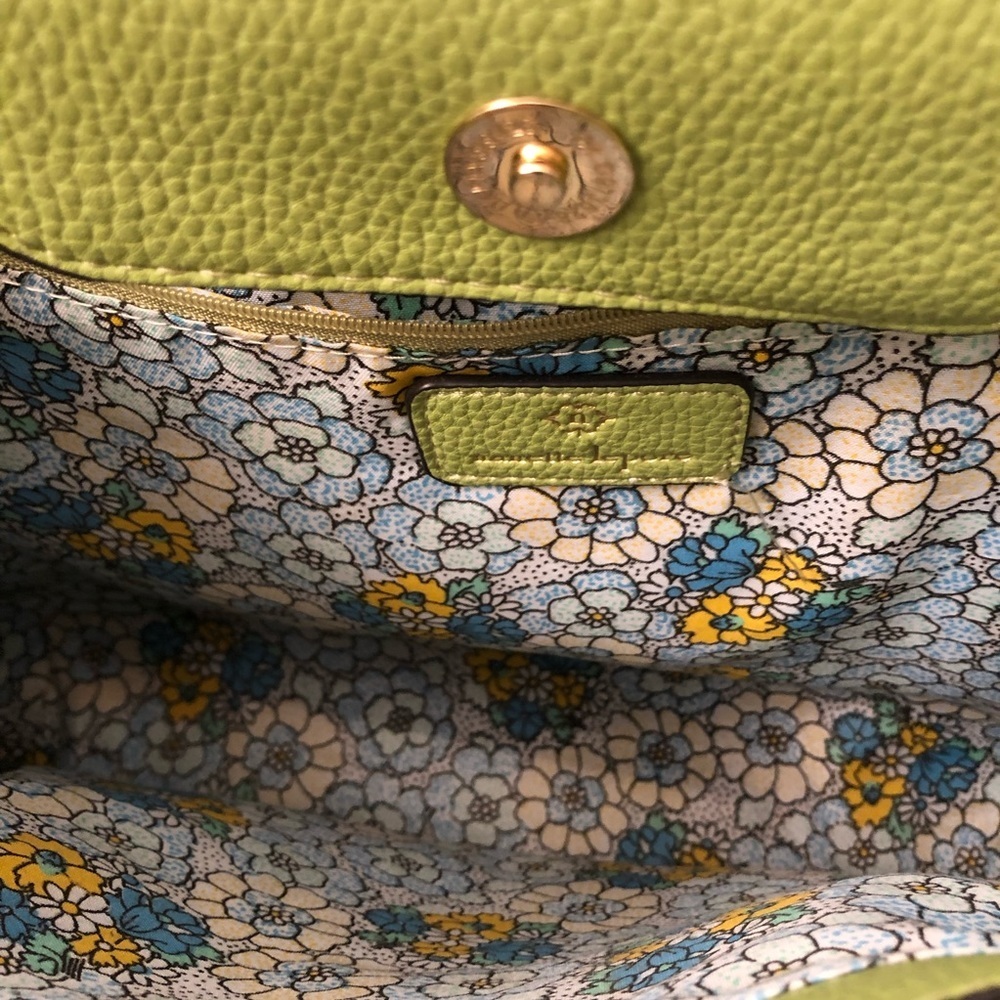 Nenette Lepore Vegan leather Green Tote Purse - Picture 9 of 12